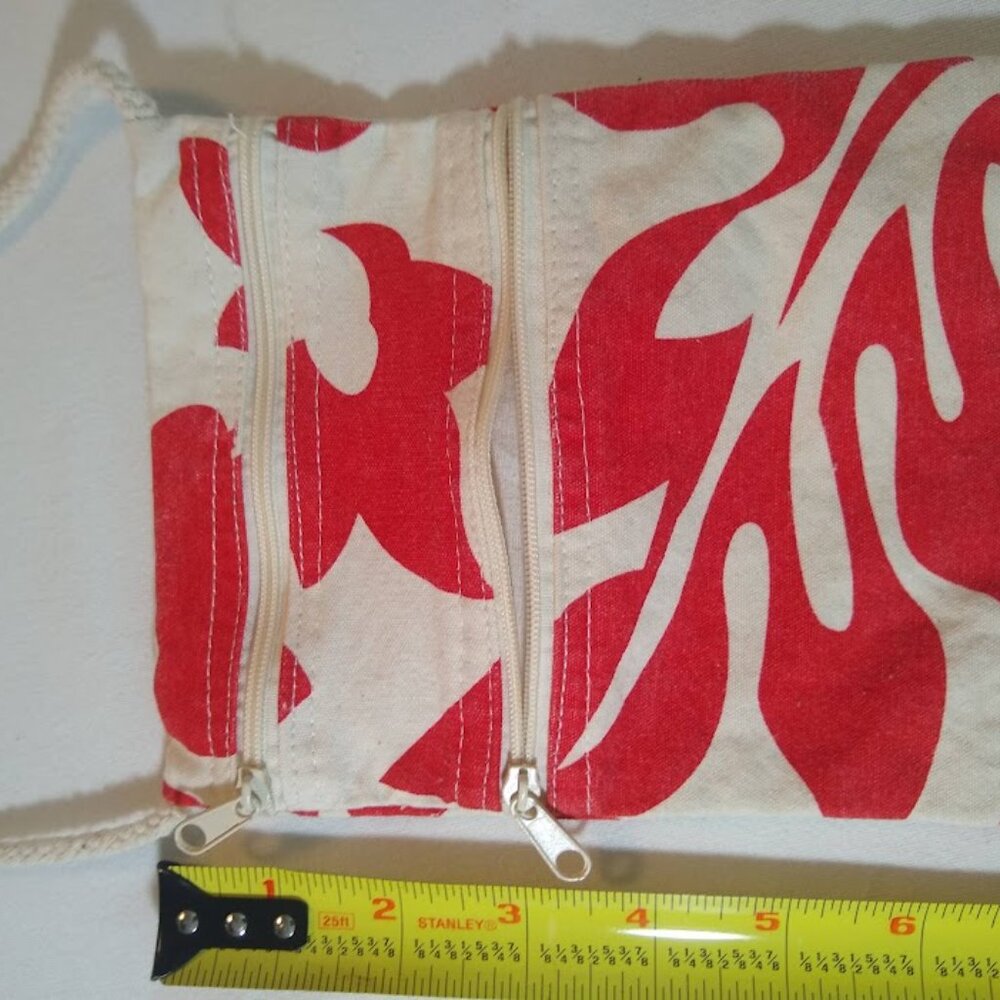 NO brand  tropical print crossbody bag/passport/money purse - Picture 3 of 5